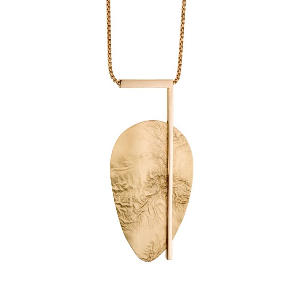 Artystyczny naszyjnik z kolekcji Moon -MON42 -Orska biżuteria