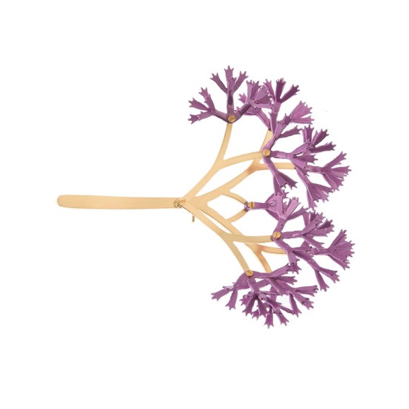 Broszka z miłosną górską z kolekcji Plantis Orska biżuteria