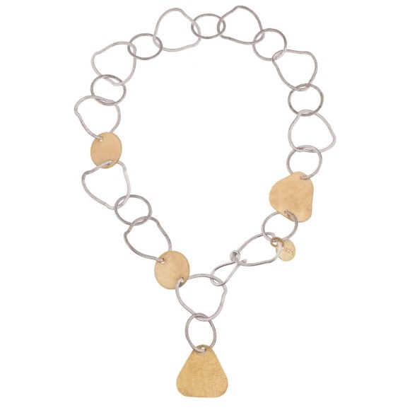 Ręcznie robiony łańcuch z ogniw ORSKA biżuteria