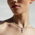 Niebieski naszyjnik z zawieszką z kolekcji Maroko ORSKA