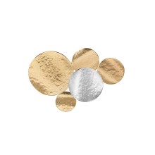 Złoto-srebrna broszka z kolekcji Rundo