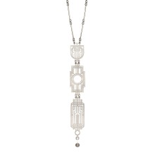 Jasny, geometryczny naszyjnik z kolekcji Eternal