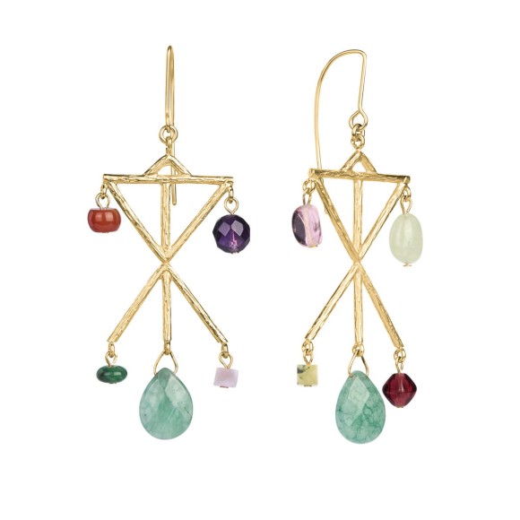 Wiszące kolczyki w stylu boho z kolekcji Gelato  ORSKA