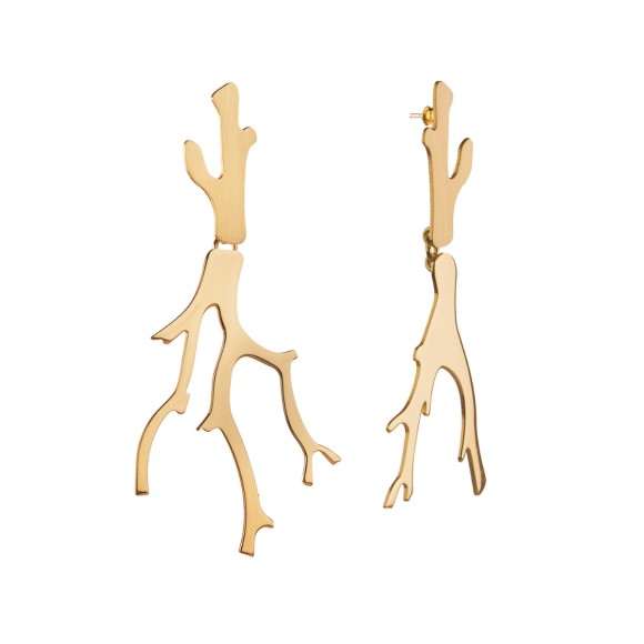 ręcznie wykonane, wiszące kolczyki z kolekcji Maris