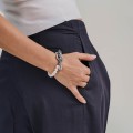Elegancka bransoletka z perłami i kryształami z kolekcji Soda SA92-1  ORSKA