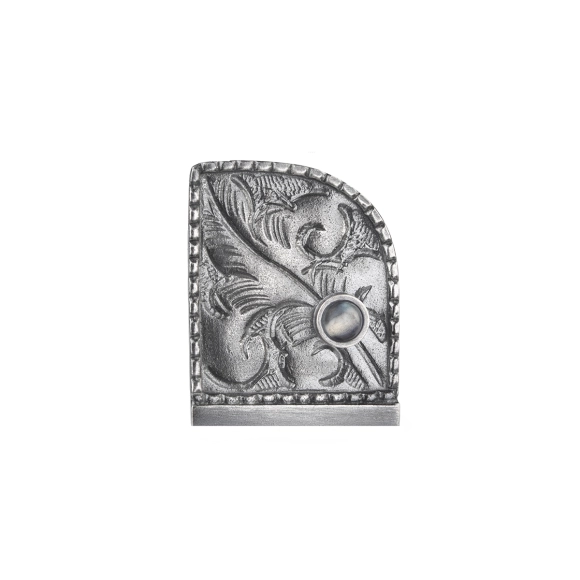 Posrebrzany pin z kolekcji Nepal - ORSKA biżuteria