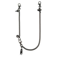 Brelok z kolekcji Fossil z mosiężnymi zawieszkami