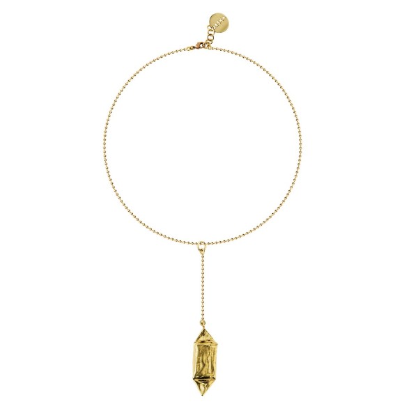 Ręcznie wykonany naszyjnik z mosiądzu -LN32-2- Orska biżuteria