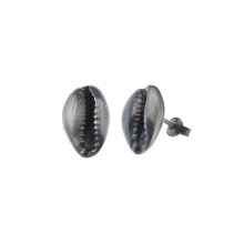 Kolczyki z kolekcji Maris w kształcie muszli kauri