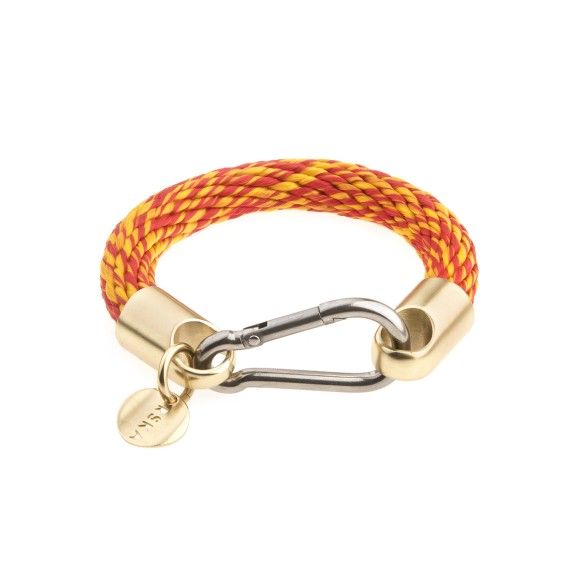 Sportowa Bransoletka z liny żeglarskiej zapinana na karabińczyk z kolekcji Extreme Sport marki Orska biżuteria 