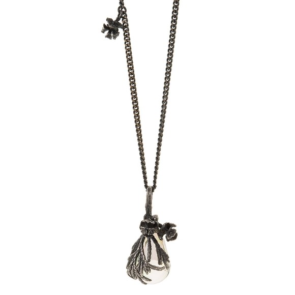 Ręcznie wykonany naszyjnik z kolekcji Thuja z kryształem Swarovski Elements -TN46-2 - Orska biżuteria