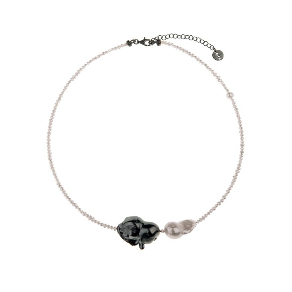 ręcznie robiony naszyjnik z pereł z kolekcji Vietnam marki ORSKA biżuteria