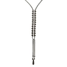 Długi naszyjnik z kolekcji Gelato z onyksami