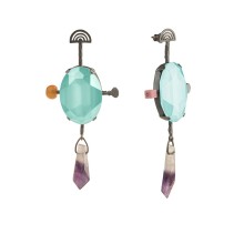 Kolczyki z kolekcji Gelato z kolorowymi kamieniami