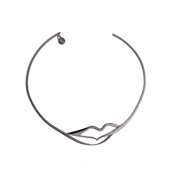 Sztywna kolia z ustami z kolekcji Body BN48-2 ORSKA