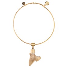 Unikatowy naszyjnik z kolekcji Fossil na obręczy