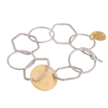 Ręcznie wykonana bransoletka z ogniw