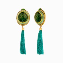 Wiszące kolczyki z frędzlami z kolekcji Meksyk