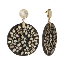 Okrągłe kolczyki z kolekcji Vietnam