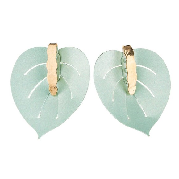 Insirowane anturium kolczyki z kolekcji Plantis - biżuteria ORSKA