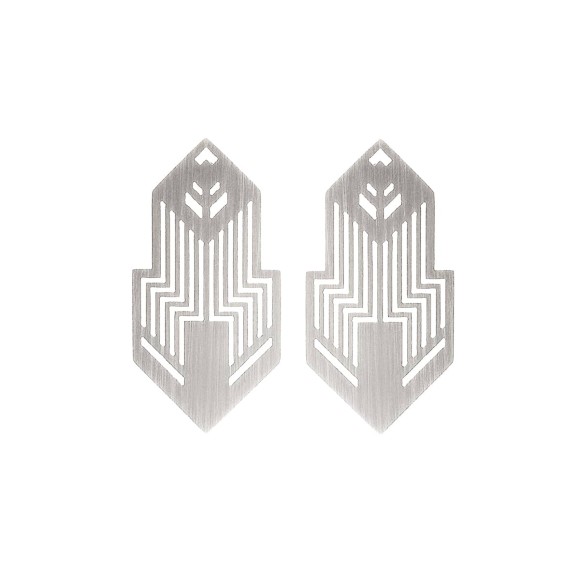Kolczyki z kolekcji Nano na sztyfcie, biżuteria ORSKA