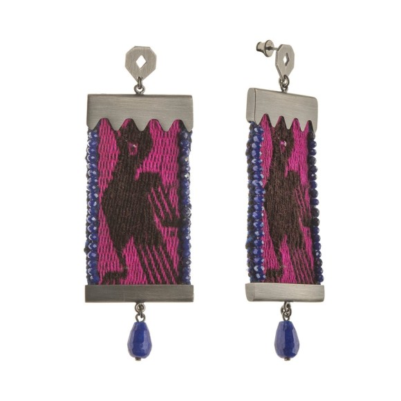 Ręcznie wykonane kolczyki z kamieniami naturalnymi marki ORSKA biżuteria