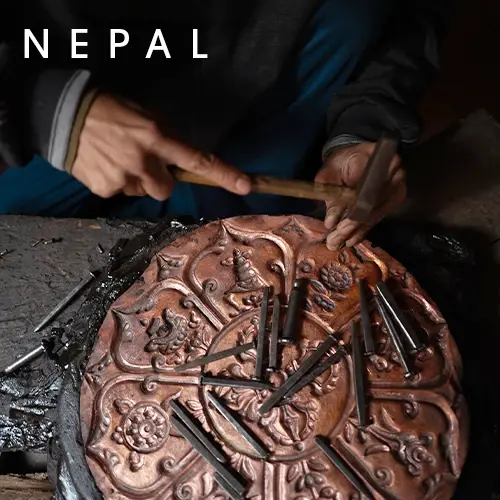 Repusowanie metalu w Nepalu