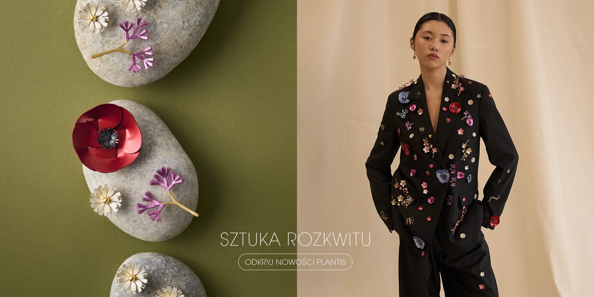 Biżuteria z kolorowymi kwiatami marki ORSKA