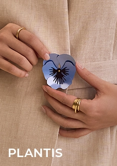 Bizuteria z kolekcji Plantis z kolorowymi kwiatami marki ORSKA